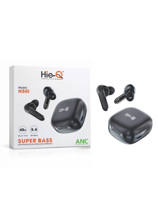 Hie-Q H50i TWS Earbuds with Active Noise Cancellation & Super Bass - Image 1